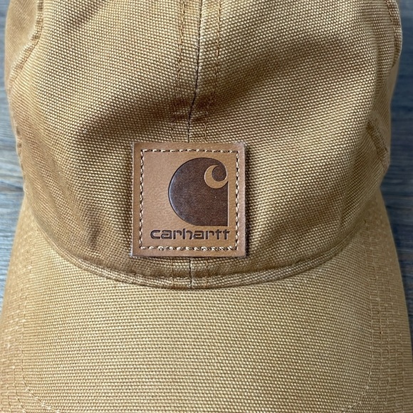 Carhartt Mens Canvas Odessa Baseball Cap, Carhartt Brown, adustable fit - Picture 2 of 9